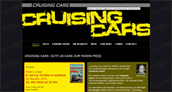Desktop Screenshot of cruising-cars.de