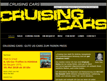 Tablet Screenshot of cruising-cars.de